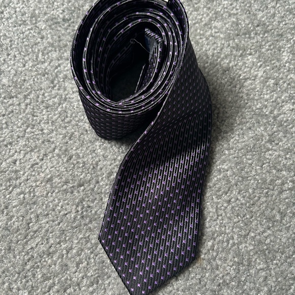 Men's Purple Dress Shirt and tie set - Picture 7 of 8